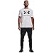 Under Armour Men's Sportstyle Logo Short Sleeve T Shirt, (100) White / / Black, Small