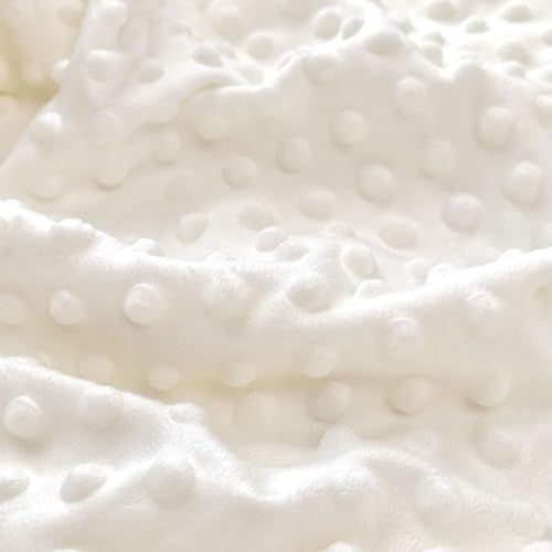 Image of Baby Blanket Cotton Muslin Swaddle Thick Crib Bedding Dotted Backing Double Layer Receiving Blanket 40 inchx40 inch (Moon Stars)