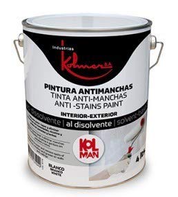 Kolman antimanchas blanco. Pintura antimanchas antihumo (4 litros)