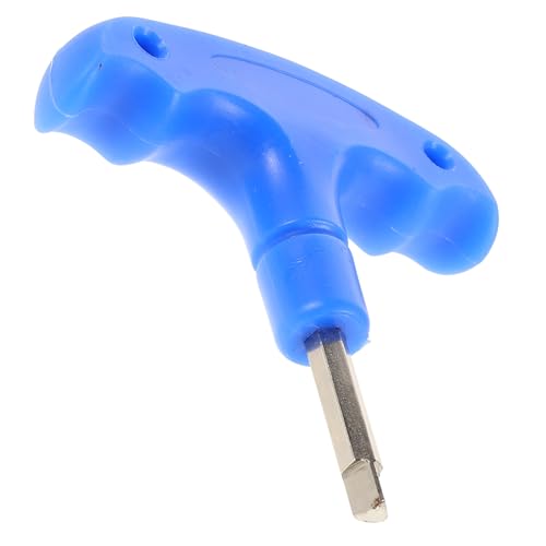Mikikit Golf Spikes Wrench Tool Removal for Golf Cleat Adjustment Stainless Steel Plastic Handle