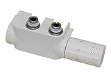 Standardanschluss 50mm Buderus Ventil-Armaturen Set Multiblock Universal Eck- und Durchgangsform inkl. Thermostatkopf