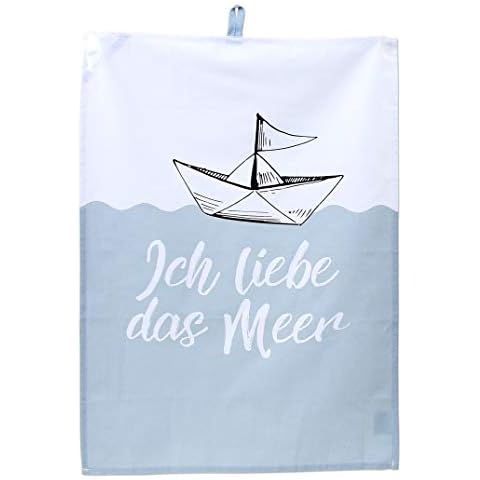 Dekohelden24 Geschirrtuch aus 100% Baumwolle Cover