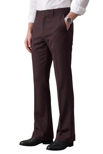 Image of Men's Trendy Bootcut Trousers - Modern Flared Fit | Premium Formal Pants