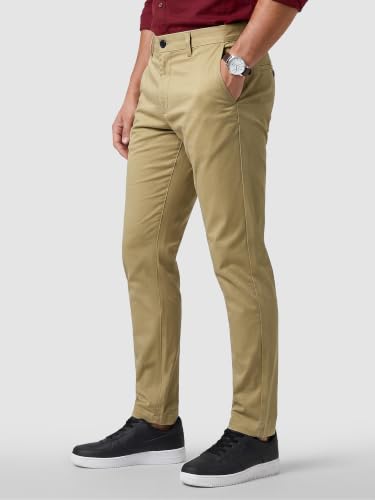 Image of Beyoung Cotton Lycra Classic Fit Chino Pants for Men | Casual Pants | Stretchable Chinos | Slant Pockets | Chino Trousers