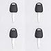 BAAQII 4 pièces Clés DH55 60-7 pour clé d'allumage de Rechange pour excavatrice Doosan Daewoo