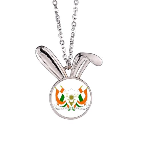 Collier lapin Niger avec pendentif sculpté aux finitions haut de gamme