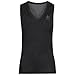 Odlo Damen ACTIVE F-DRY LIGHT ECO Baselayer Singlet mit V-Ausschnitt, Black, L