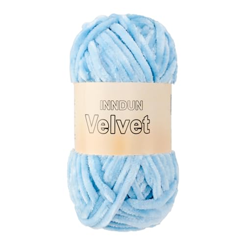 Image of Soft Velvet Chenille Yarn for Crocheting, Super Bulky Yarn for Blankets