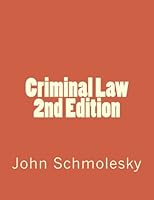 Criminal Law 2nd Edition 1540733513 Book Cover