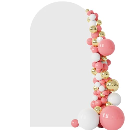 CREATCABIN Cubierta para Arco de Boda   Soporte de Poliéster Elástico Grueso Ajustable para Fiesta, Ceremonia, Banquete y Fotografía