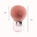 Bledo Acrylic Nail Cleaning Brush, Kabuki Brush for Removing Dust, Soft Bristles, Pink Design