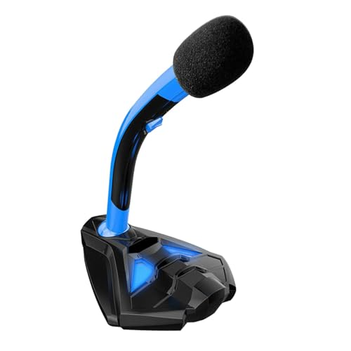 Microphone USB pour ordinateur portable idéal pour jouer en ligne avec support LED
