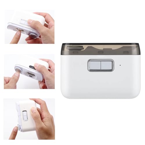 Automatic Nail Clipper, 3 in 1 Electric Nail Trimmer with...