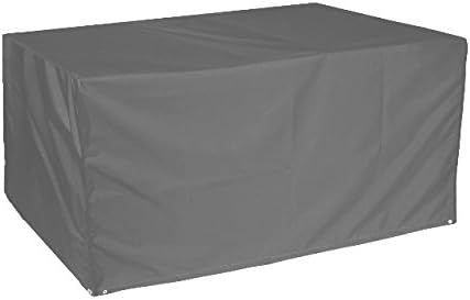 Bosmere Weatherproof Rectangular Table Cover, 67" x 37" x 28", Gray