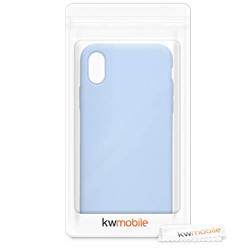 Kwmobile Case Compatible With Apple Iphone X Case - Tpu Silicone Phone Cover With Soft Finish - Light Blue Matte #TOP6