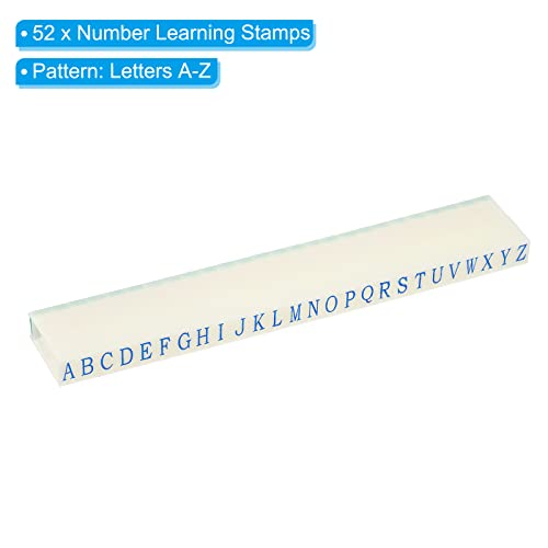 Sellos de letras desmontables PATIKIL para estampar textos alineados sin manchas en tarjetas 4