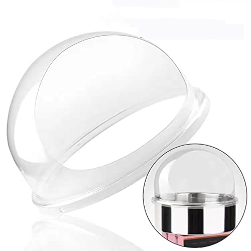 Cubierta para máquina de algodón de azúcar, protector de cúpula de plástico transparente que protege el hilo dental del polvo y los dulces transportados por el aire para golosinas más limpias