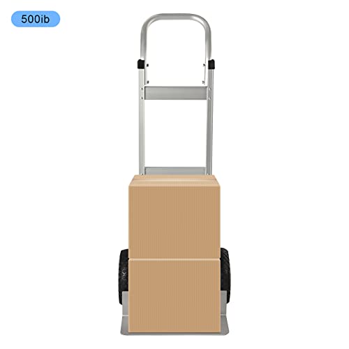 Carretilla de mano resistente de aluminio con capacidad 500 lbs miniatura 3