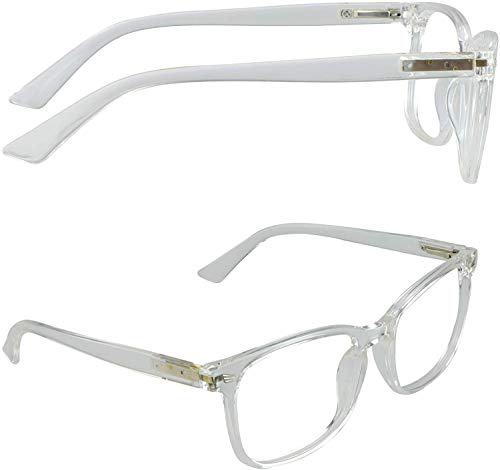 Image of Vintage Square Progressive Multifocal Presbyopic Glasses, Anti-Blue Light Glasses for Men Women Readers (+0.00 /+1.50 Magnification)