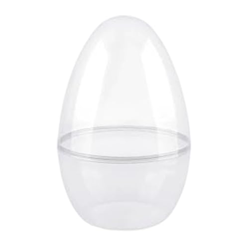 Generisch Acryl-Osterei zum Befüllen 30cm Eier zum Aufstellen Transparent Ostereier Eier zum Befüllen von Leckereien Ostern Party Gastgeschenk Jagd Korbfüller Basteln Ostergeschenk 30x20cm