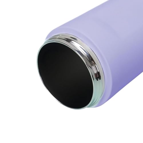 Image of Stainless Steel Water Bottle 32 oz with Flip Lid and Carry Loop (Purple, 960 ml)