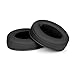 Brainwavz Angled Ear Pads for ATH M50X, M50XBT, M40X, M30X, HyperX, SHURE, Turtle Beach, AKG, ATH, Philips, JBL, Fostex Replacement Memory Foam Earpads & Fits Many Headphones (See List), Pro Black