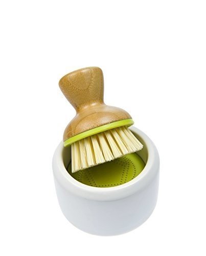 Full Circle Home - Bubble Up Soap Dispenser and Dish Brush Set - White - 1 Count