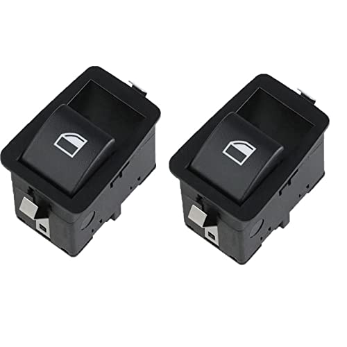 Botonera Elevalunas para BMW para E46 para Serie 3 Sedan Touring para 320d para 320i 1999 2005 Botón Interruptor Ventanilla Eléctrica 61316902179 61316902184 Interruptor Ventana Eléctrica (Size : 2PC
