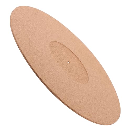 NULYLU Cork Turntable Mat Anti-static Slipmat for Vinyl Record Player Record Pad