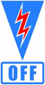 Master Switch Off - Color Sticker - Decal - Die Cut