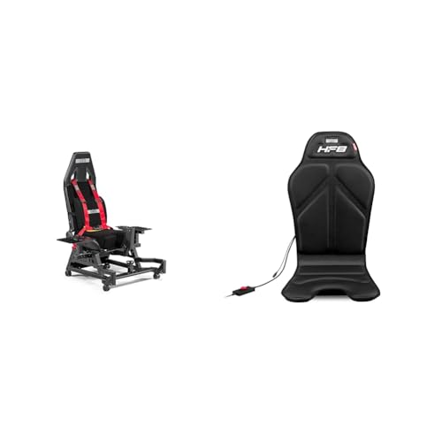 Next Level Racing Flight Seat Pro (NLR-S033) & HF8 - Haptic Feedback Gaming Pad (NLR-G001)