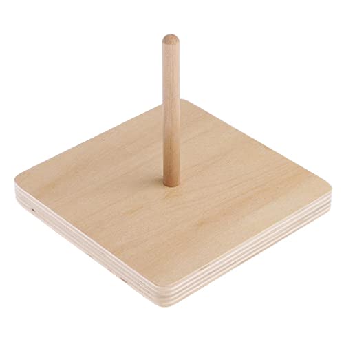 Cubos de madera educativos infantiles con base vertical para coordinación 2