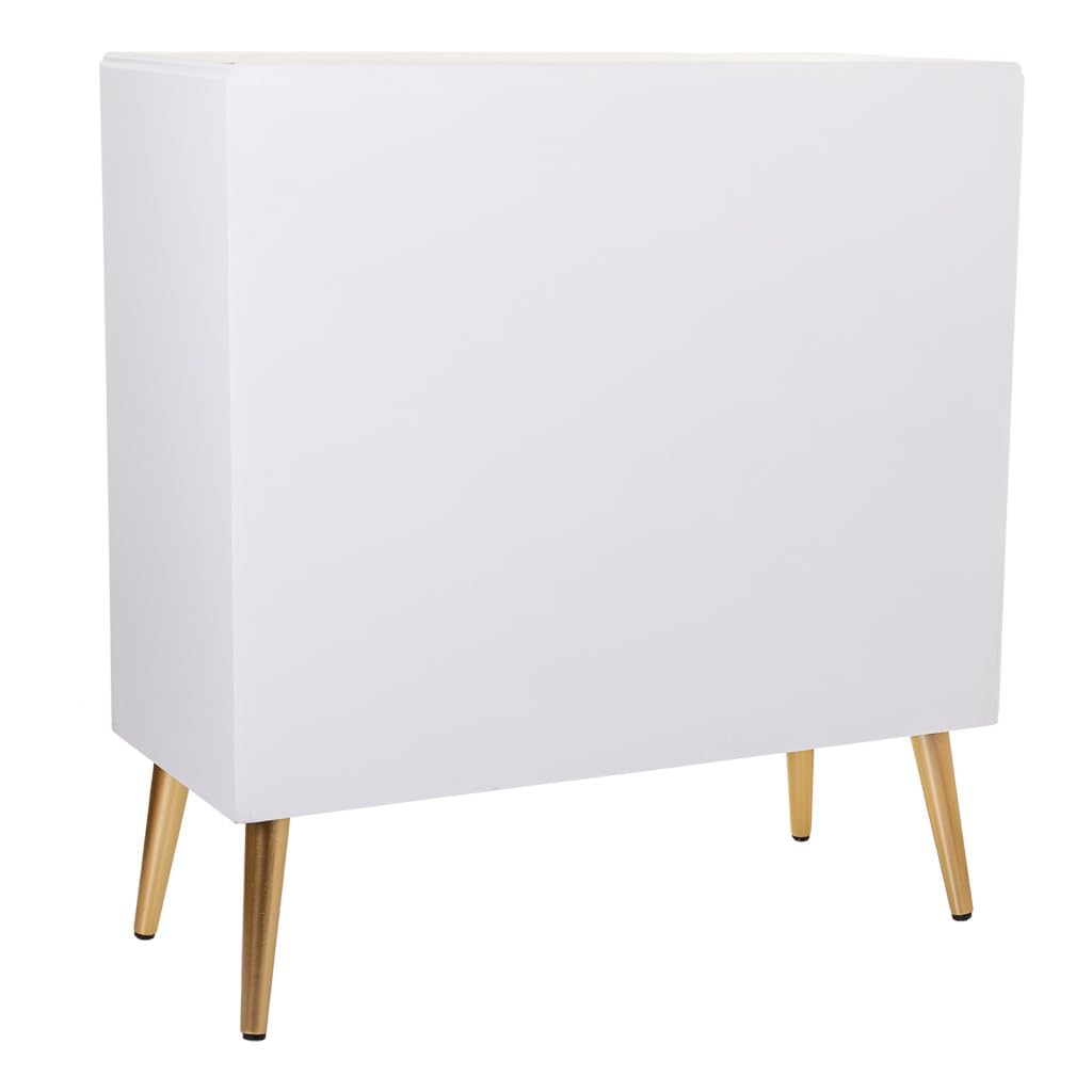WANDERLUST DECO Recibidor de Madera Blanco 80x36,5x85,5