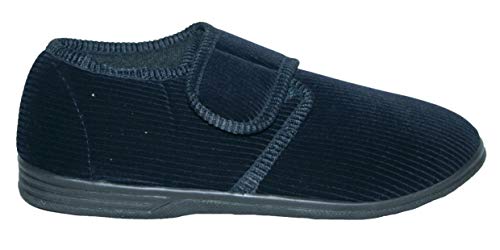 Diabetic Orthopedic Men's Easy Close Wide-Fitting Touch Close Bar-strap Shoe Slippers Sizes 6-14 - Image 6