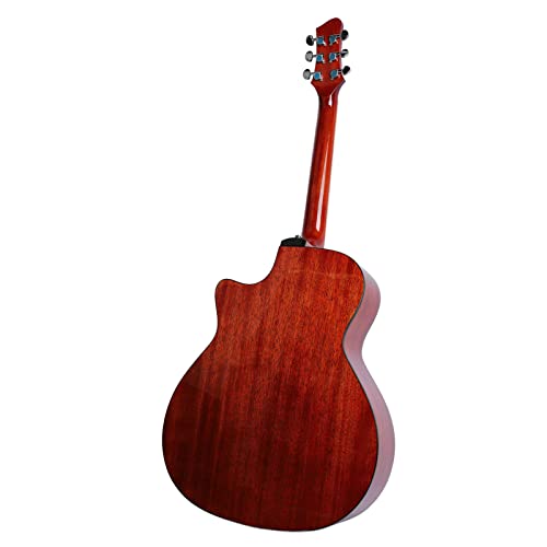 Guitare Folk, Guitare Acoustique Épicéa et Acajou Texture Fine Cadeau Forte Pénétration Ton Lumineux avec Chiffon pour Jouer(brun) - Les Beatles, Paul McCartney, John Lennon, RIngo Starr, George Harrison Guitare Folk, Guitare Acoustique Épicéa et Acajou Texture Fine Cadeau Forte Pénétration Ton Lumineux avec Chiffon pour Jouer(brun)