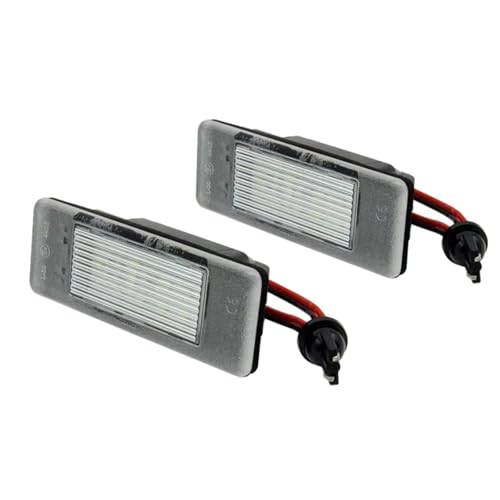 Lámpara con forma de número de coche para luz de matrícula 12V 2