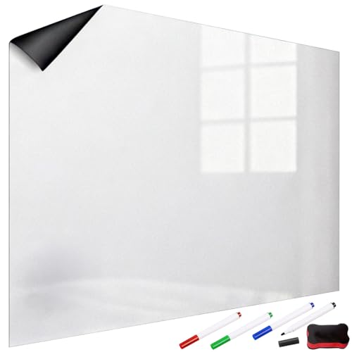 infactory Magnetfolie Whiteboard-Folie mit 4 Markern