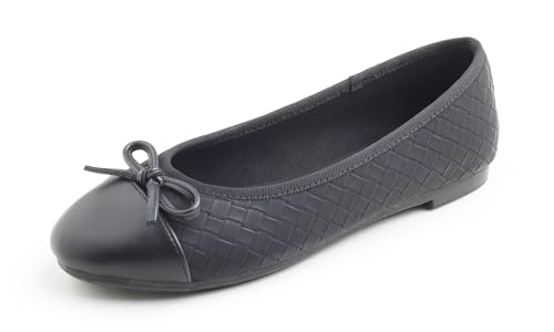 Ballerine chic avec nœud Feversole pour les journées de travail et sorties en ville