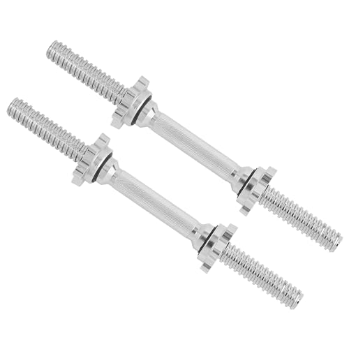 Image of Yes4All Threaded Dumbbell Handles, Adjustable Dumbbell Bar Pair, 14 /16 /18 /24-Inch Sizes, Fits 1 inch or 1.15 inch Plates, Non-Slip Grip, Secure Star-Lock Collars