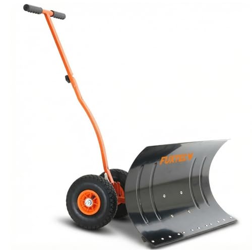 Pelle à neige sur roues FUXTEC, pliable, réglable en hauteur