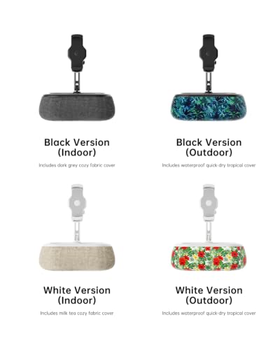 SnackN'Stream Kindle Stand Holder, Tablet Phone Holder, Bathtub Caddy with Detachable Snack Bowl and 2 Fabric Covers, 360° Mount, Compatible with iPad iPhone Kindle 4.7-13" Devices (White) - image 6