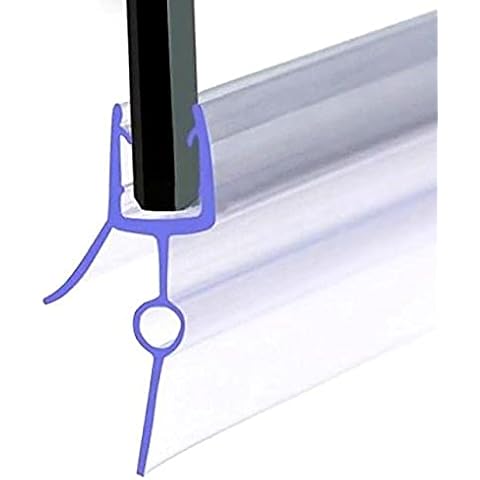 VeeBath Essentials C Type Shower Screen Door Seal for 6 mm Glass Upto 23mm Gap Cover