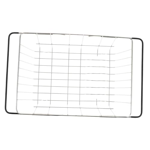 BEBEMOKO Escurreplatos Ajustable De Acero Inoxidable Que Ahorra Espacio En El Fregadero Escurridor De Platos Rejilla Para Secar Platos Para El Interior Del Fregadero Colador De Fregadero