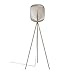 Produktbild EGLO Stativ Stehleuchte Romazzina, Stehlampe Wohnzimmer aus Metall in Sandfarben, Dreibein Standleuchte, Wohnzimmerlampe mit E27 Fassung