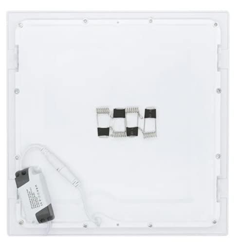 Luminaria LED Plafon Painel 18W Sobrepor 6000K Quadrada Branco Frio Slim Bivolt Iluminação Quarto Sa