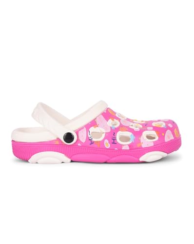 Liberty Lucy&Luke LPMXT-820 Casual Clogs for Kids - Pink, Sky Blue & Sea Green | Slip-On Comfort, Comfortable, Breathable and Lightweight | Ideal for All-Day Wear | Suitable for Indoors/Outdoors