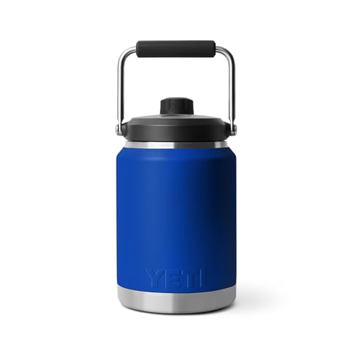 Image of YETI Rambler Half Gallon Jug 2.0, Vacuum Insulated, Leakproof, Stainless Steel with MagCap, Royal Blue