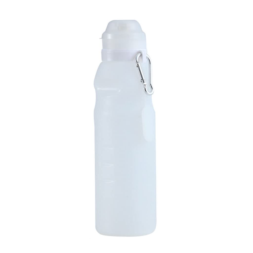 Borraccia Pieghevole da 600 ml, Portatile, Retrattile, in Silicone, per Viaggi all'aperto