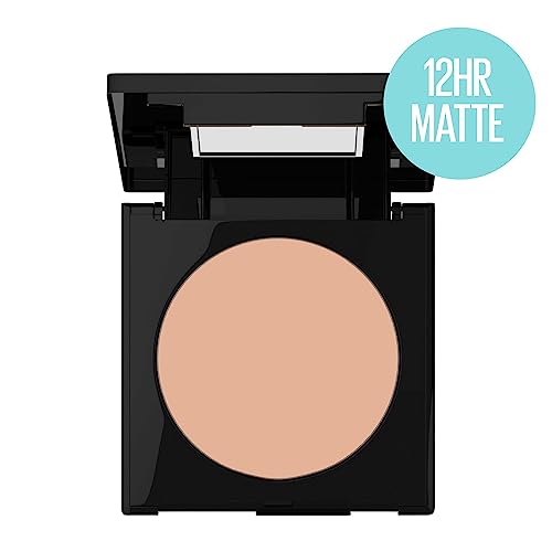 Image of Maybelline Fit Me Matte + Poreless Pressed Face Powder Makeup & Setting Powder, Creamy Beige, 1 Count (Pack of 2)