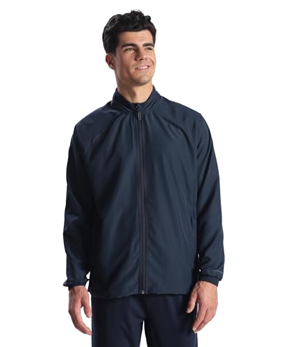Image of Jockey MV40 Men Microfiber Water Resistant Convertible Active Wear Hoodie Jacket